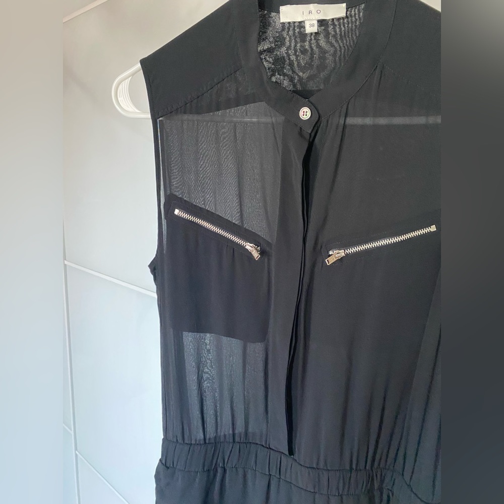 IRO black dress size 38 (fits as US 4/6)